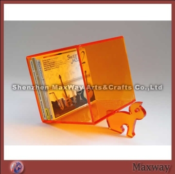 Orange High-quality Elegant Acrylic CD Display Box
