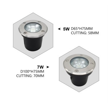 โคมไฟใต้ดิน LED COB โคมไฟตั้งพื้น