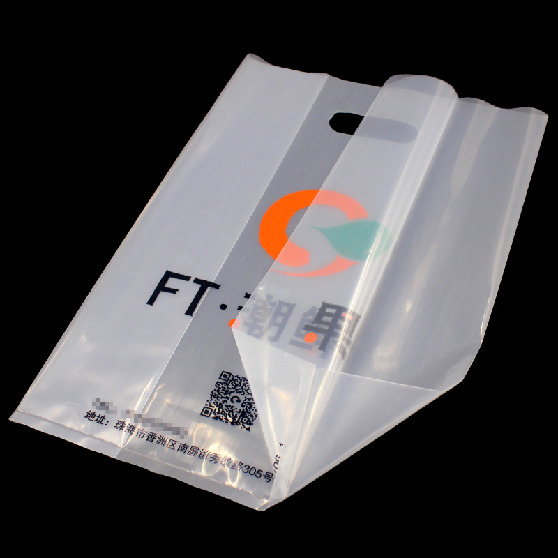 Transparent Food Die Cut Plastic Bag