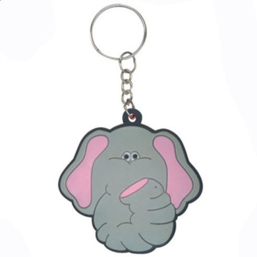 customized promotion soft pvc reflective keychain