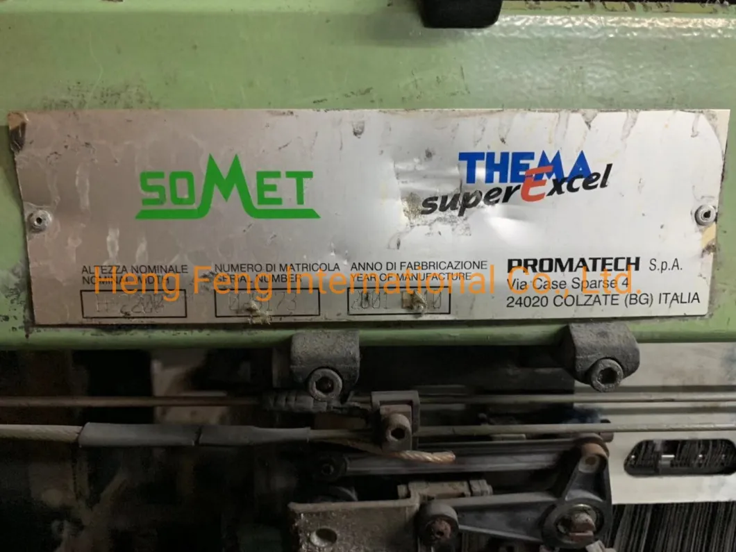 Somet Super Excel 220cm Rapier Loom Year 2001 with Staubli 2668 Dobby Somet Weaving Looms Price