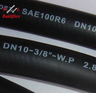 high quality fibre braid hydraulic hose R3/R6