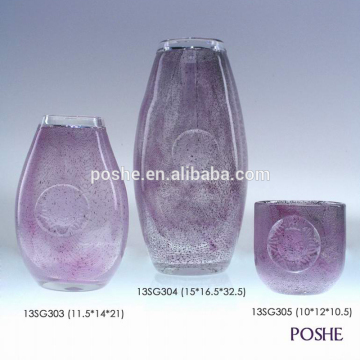 2015 China bulk glass candlestick holders