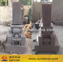 Baby G687 pink Granite flower carving gravestone