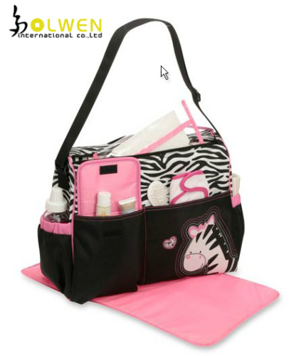 Zebra Duffel Baby Diaper Bag (DW-MO1432)