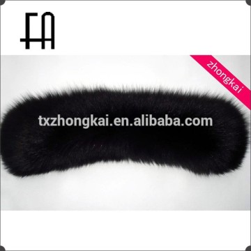 Factory direct wholesale price real fox fur collar/leather jacket fox fur collar/fox fur collar