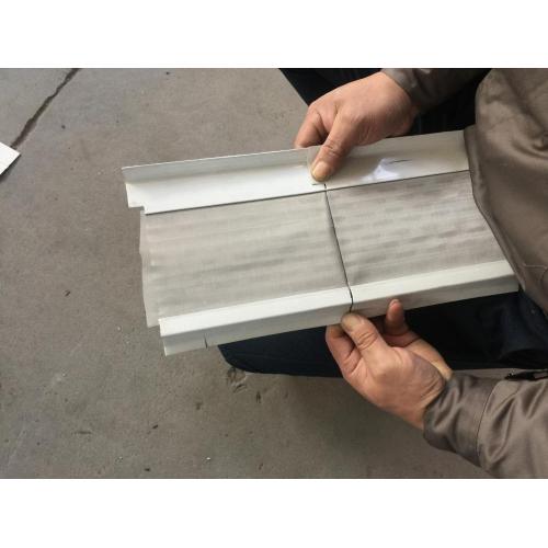 Rotary Punching nhôm Gutter Cover Roll Cựu