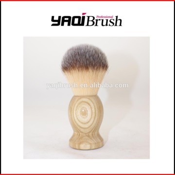 wooden shaving handle ,nylon hair brush