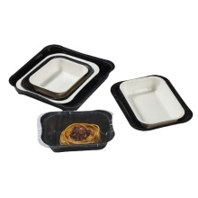 Ovenable Pressed Paper Tray for Food Packaging