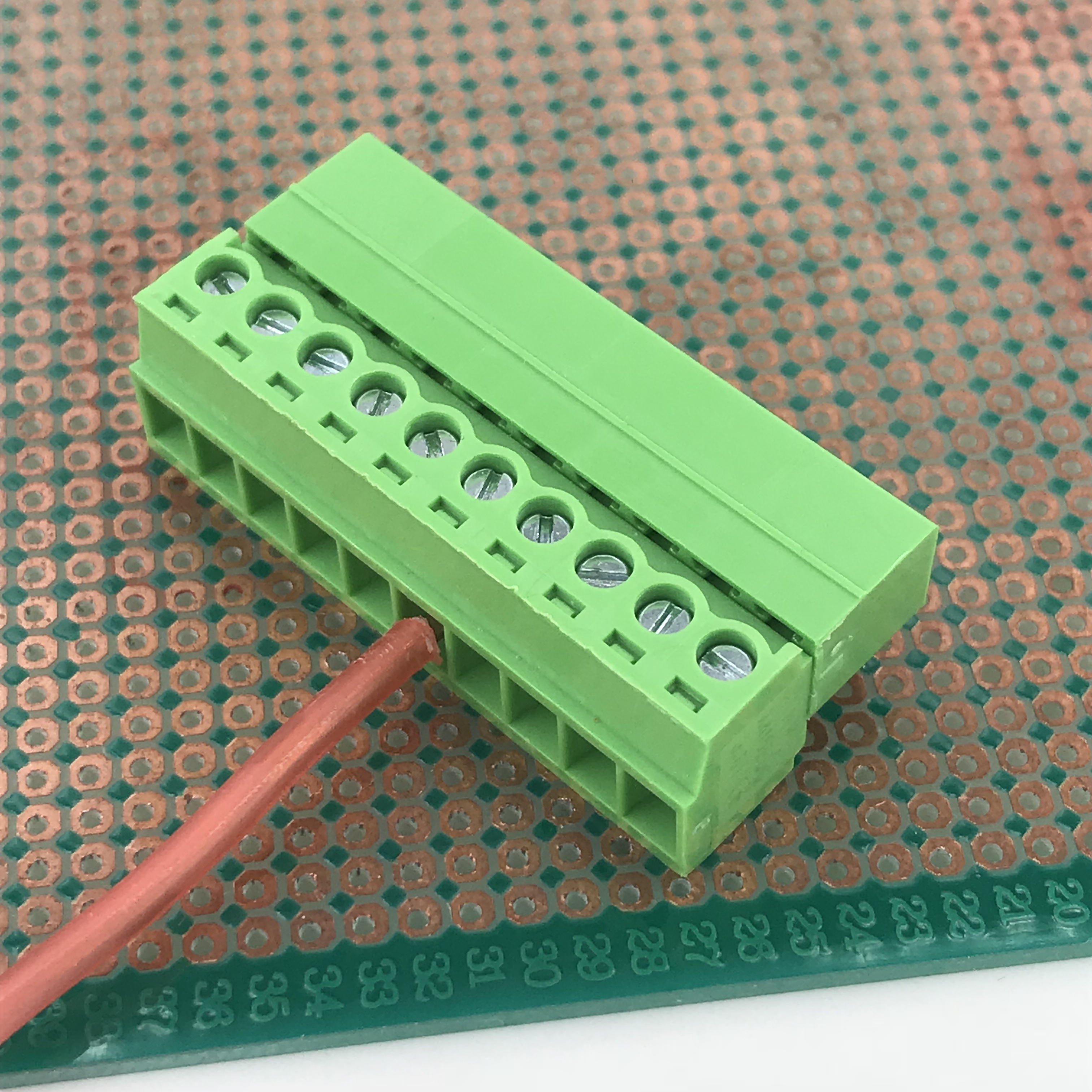 3.5mm Pitch PCB Mount 10 Way Terminal Block