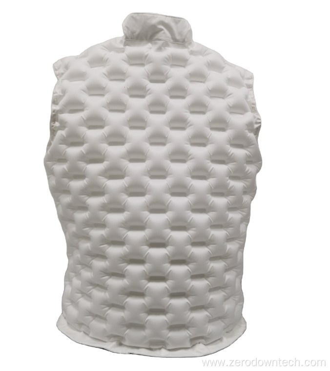 air warm vest Air Filling Sleeveless Inflatable vest