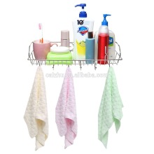 Bathroom metal wire wall hanger racks