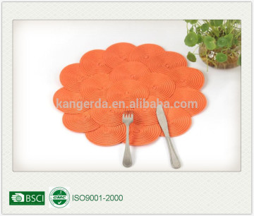 flower shaped placemats