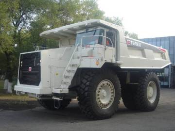 Off -road mining dump truck 100ton terex tr100