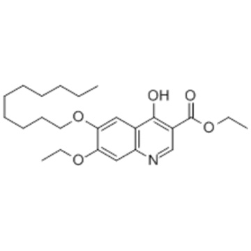 Name: 3-Quinolinecarboxylicacid, 6-(decyloxy)-7-ethoxy-4-hydroxy-, ethyl ester CAS 18507-89-6