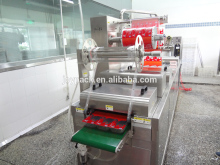 sliced cold meat mixture packaging machine in thermoforming in rigid film with modified atmosphere (MAP)