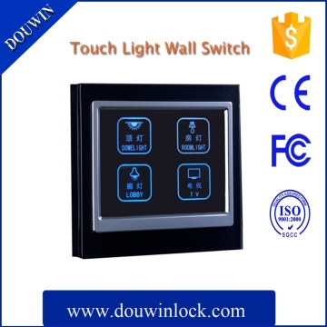 Touch screen mini modern electric light switch