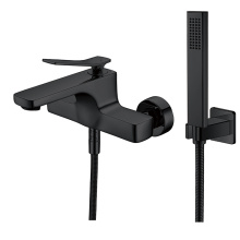 single knob bathtub faucet Black Single Knob Bathtub Faucet Wall Mount Supplier