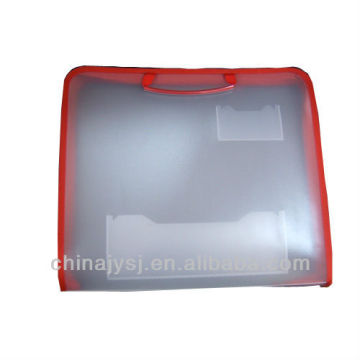 transparent PP document bag with handle