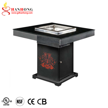 Customized Square Multiplayer Hot Pot Table Factory