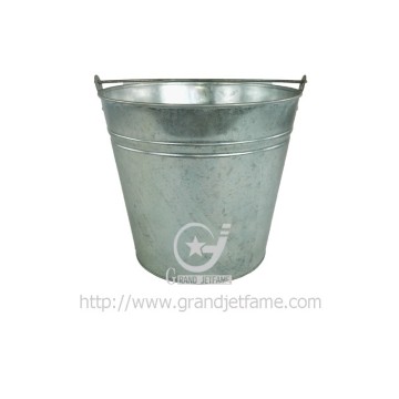 homeware 5 L galvanized pail with handle