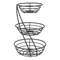 Stainless steel fruit basket two layers fruit rack