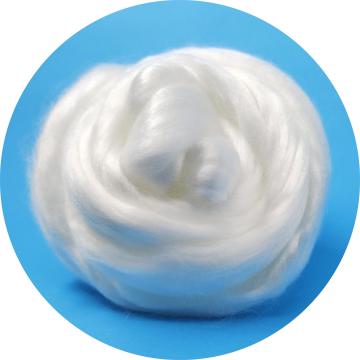Biodegradable PLA Fiber for Spinning - 2D 88mm 88mm Top Bio-Based PLA Fiber
