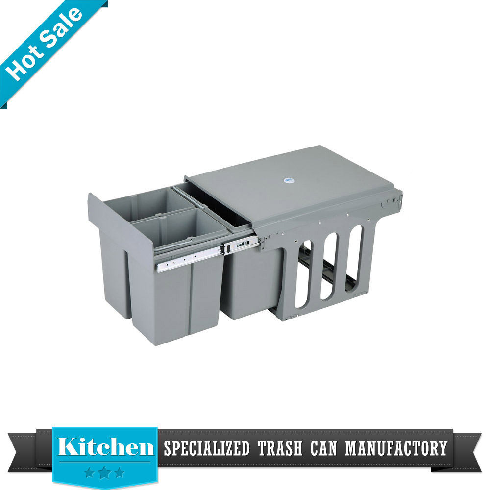 compost bin kitchen plastic pull out garbage bin