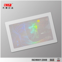 Customized Anti-fake Transparent Hologram for Id Card