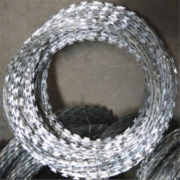 Galvanized Crossed Razor Barbed