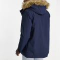 Mens Dark Blue Puffer Jacket