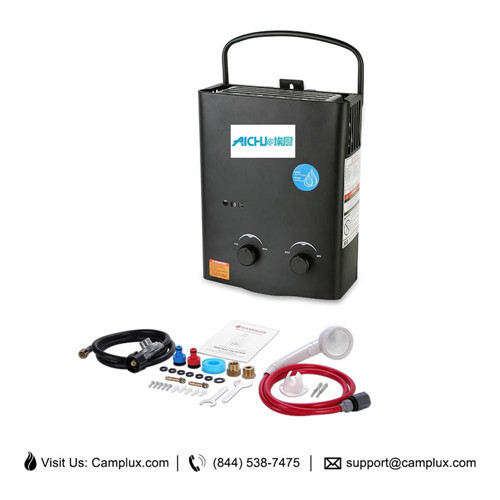 1.32 GPM Hybrid HotTankless Water Heater in Black