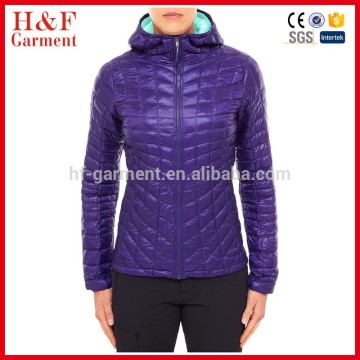 Ladies foldable down jacket winter parka thermal winter jacket windproof