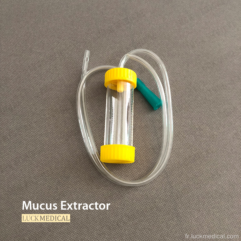 Utilisation médicale extracteur de mucus jetable