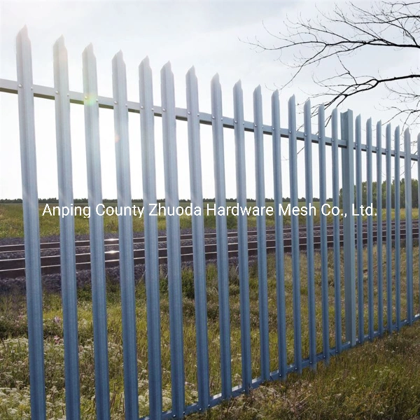 Amazon Hot Sale 1.8m High W Section Palisade Security Fencing