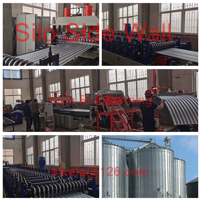 storage using grain bin silo making machine Corrugated Bolted Water Tank roll forming machine / silo wall machine