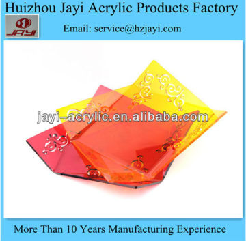 Acrylic food tray wholesale; food tray for sale