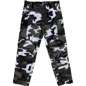 Musical Band Embroidery Zip Off Casual Pants