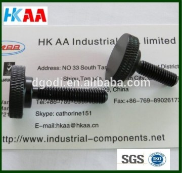 Screws for leather belt with adjustable height height adjustment screw