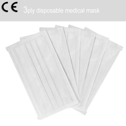 3ply Steril Olmayan Tek Kullanımlık Maske Yüz Maskesi Earloop ile