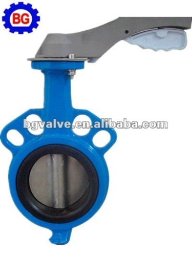 One piece shaft BUTTERFLY VALVE