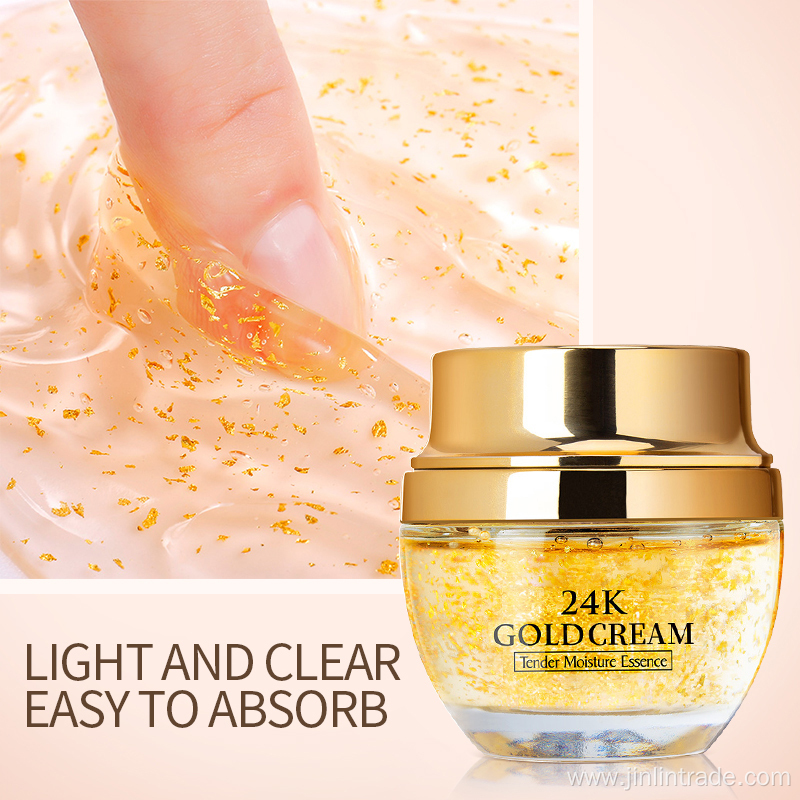 Whitening Moisturizing Natural 24K Gold Collagen Face Cream