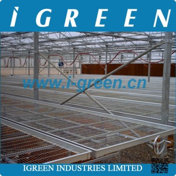 Aluminum benches for greenhouses