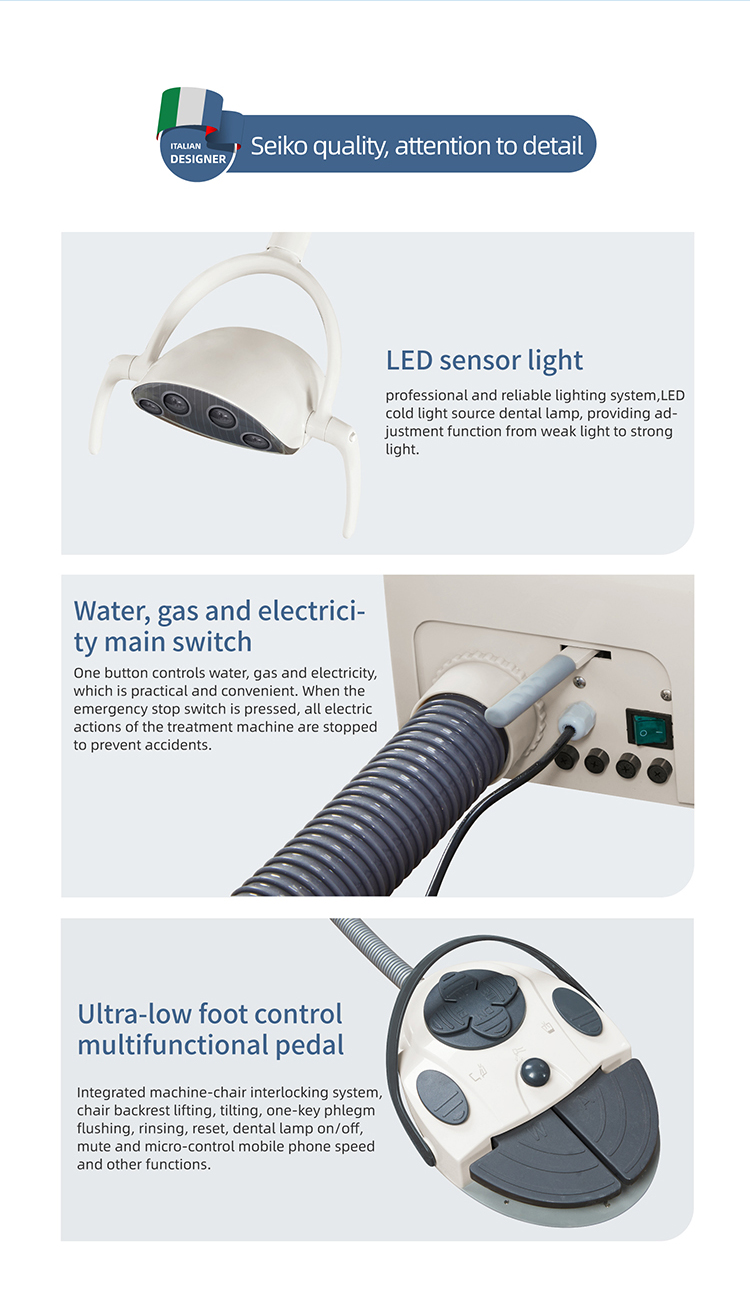 Dental Implant Chair with Water Heater System