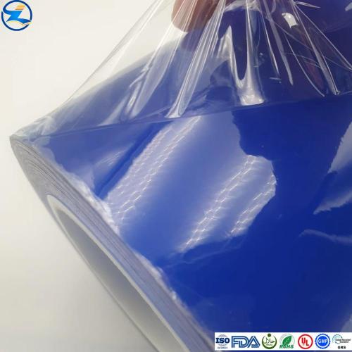 Clear Blue Soft PVC Stretch Films Raw Material