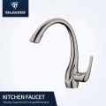 Brushed Nickel Monobloc Kitchen Sink Mixer Keran Baskom