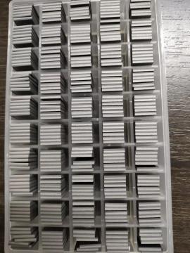 PCD cutting pieces for stone cutting