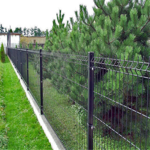 Triangle Bending Pvc Coated Welded Wire Mesh Fence