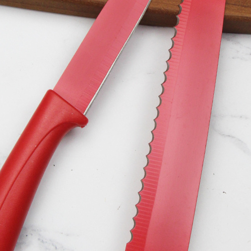 Non stick 5 pcs kitchen knife set