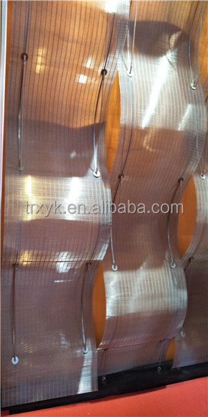 copper metal  interior screen mesh for indoor decoration